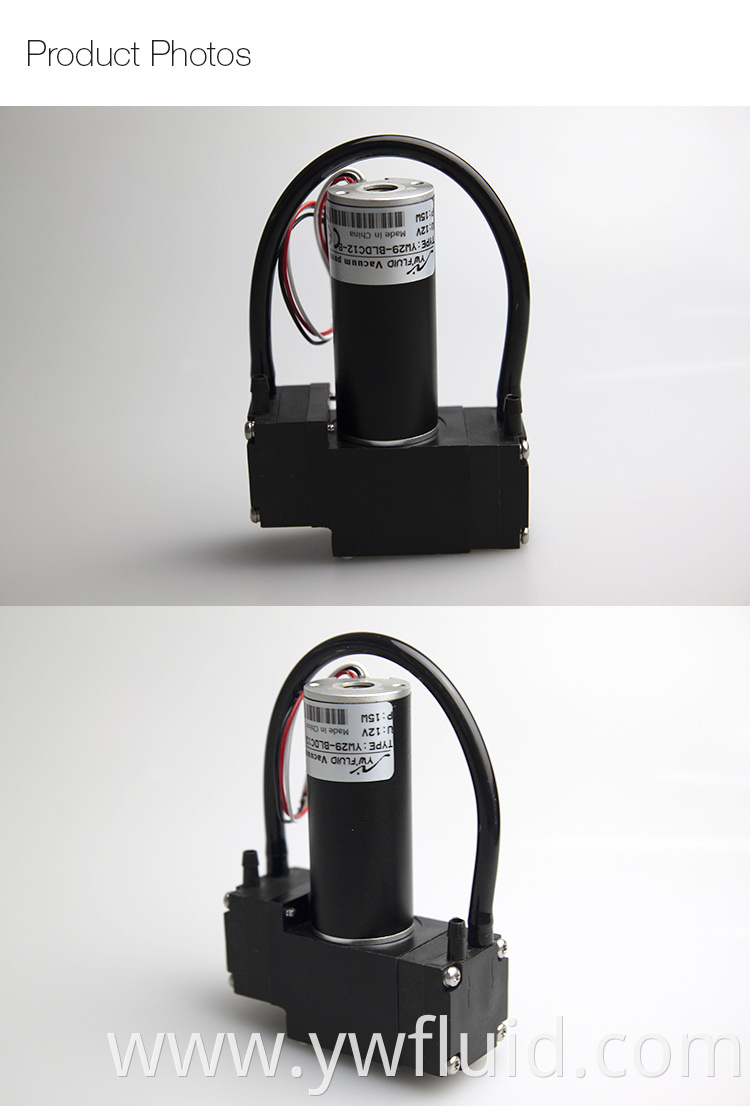 Brushless motor 12V Diaphragm Micro Vacuum Pump Mini Air Pump YW29-B